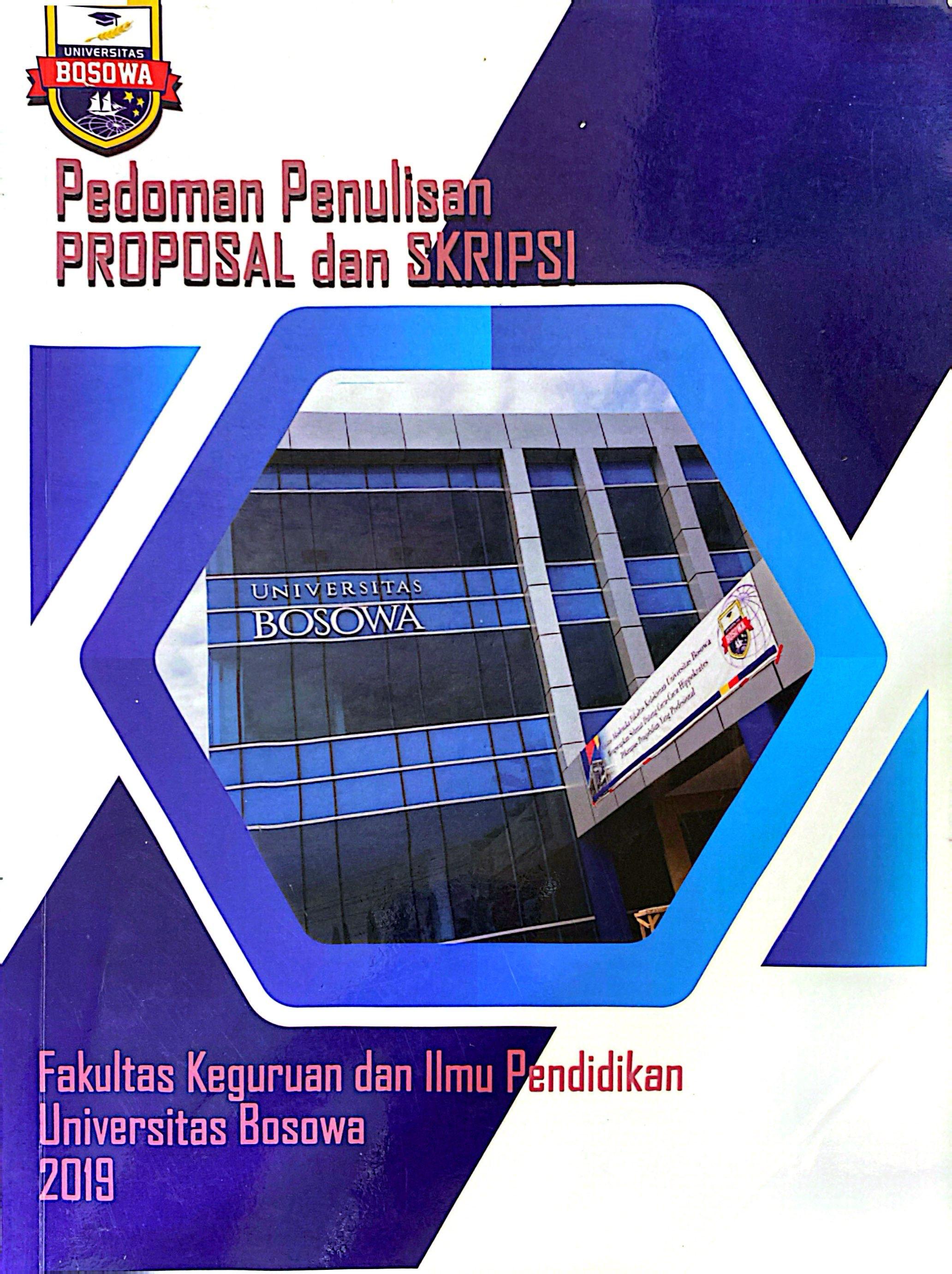 Pedoman Penulisan Proposal dan Skripsi