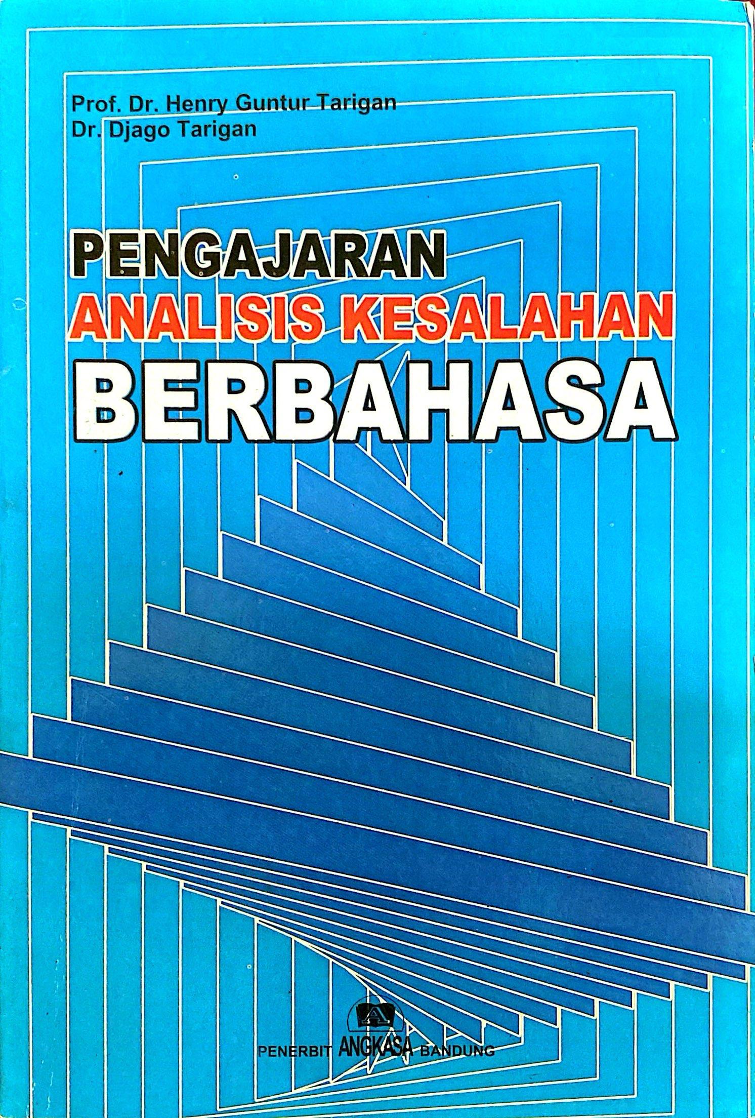 Pengajaran Analisis kesalahan berbahasa