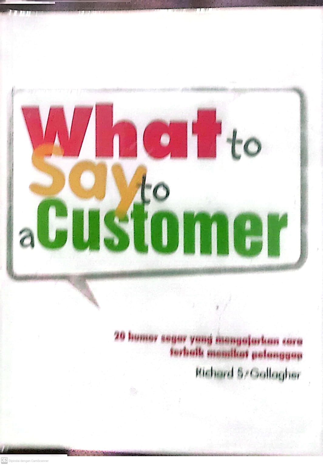 What To Say To A Customer