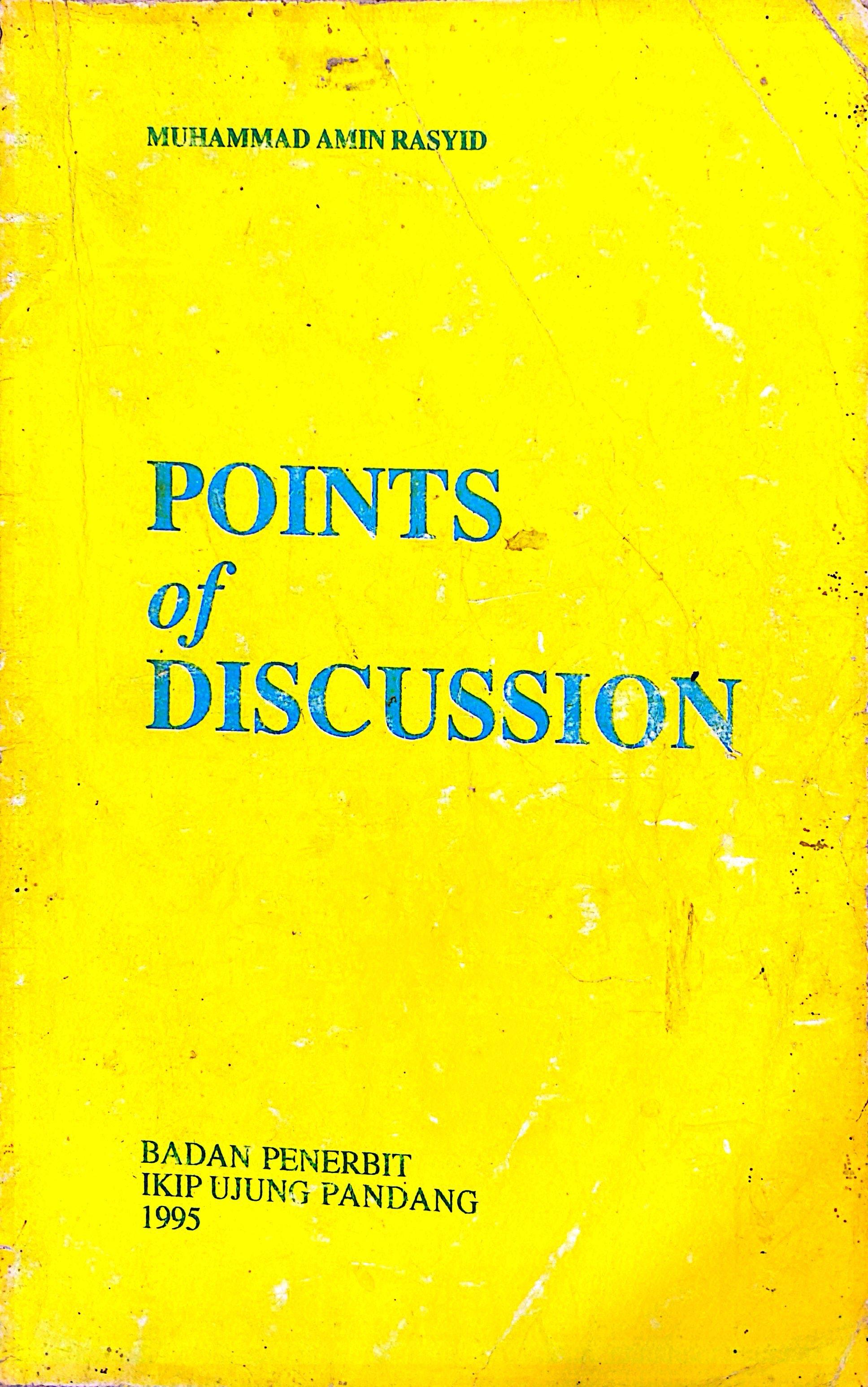 Points Of Discussion