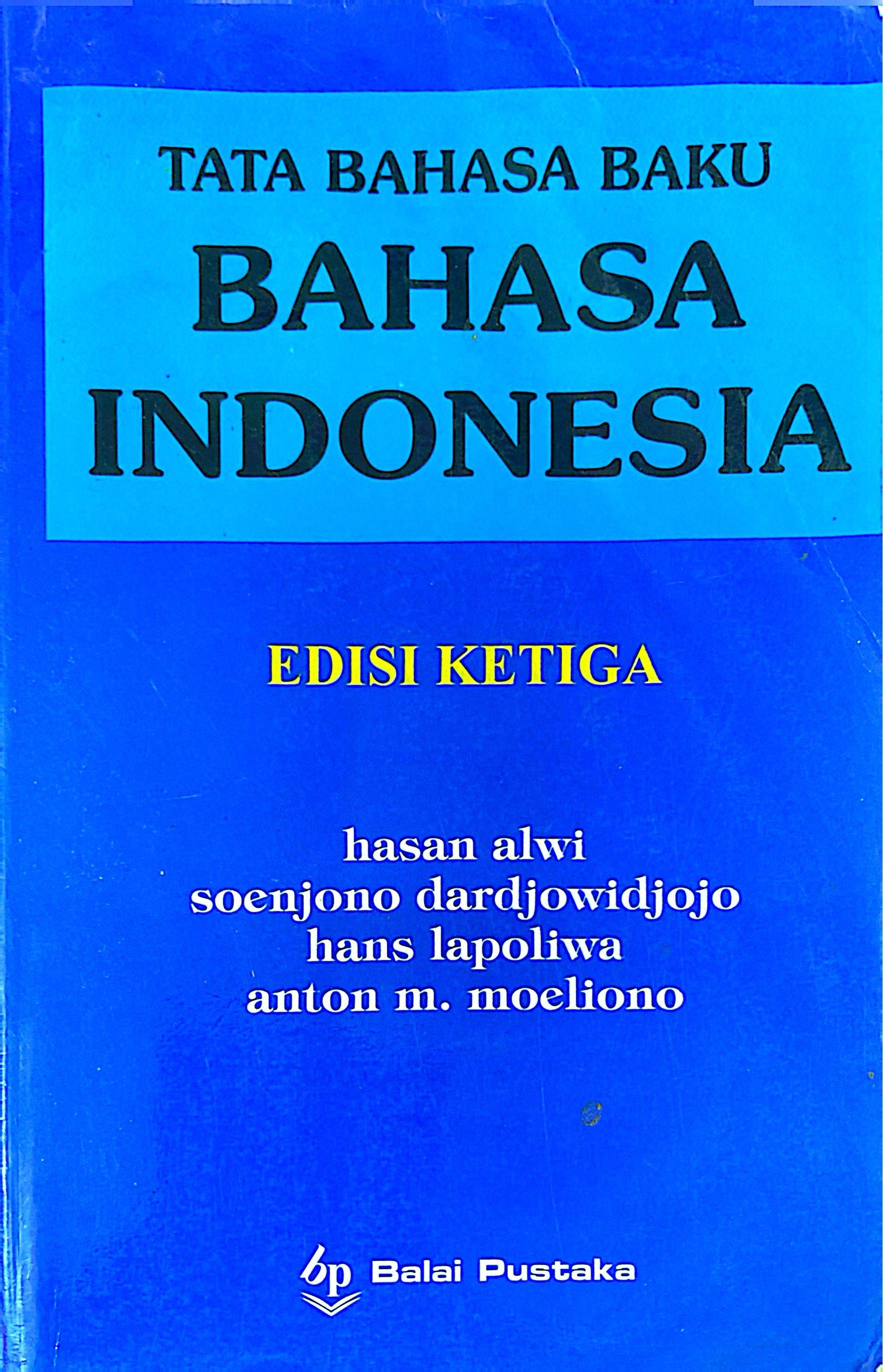 Tata Bahasa Baku Bahasa Indonesia